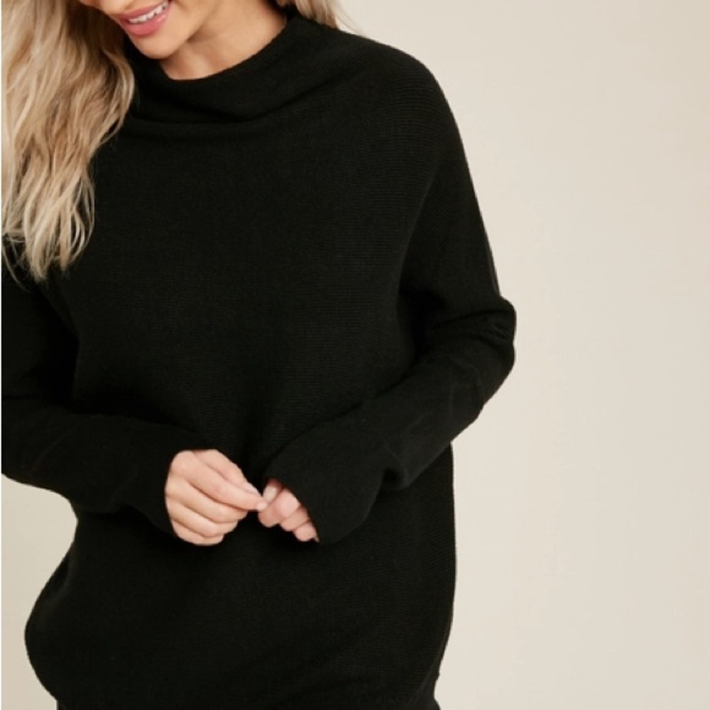 Blueivy Slouch Neck Dollman Pullover Size S/M